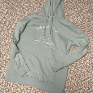 North Face hooded sweatshirt